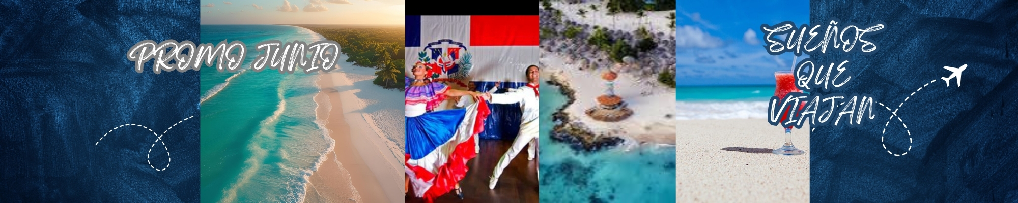 Portada de Facebook Agencia de Viajes Mosaico Azul